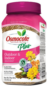Osmocote Smart-Release 2345212 Plant Food, 1 lb Bag, Solid, 15-9-12 N-P-K Ratio